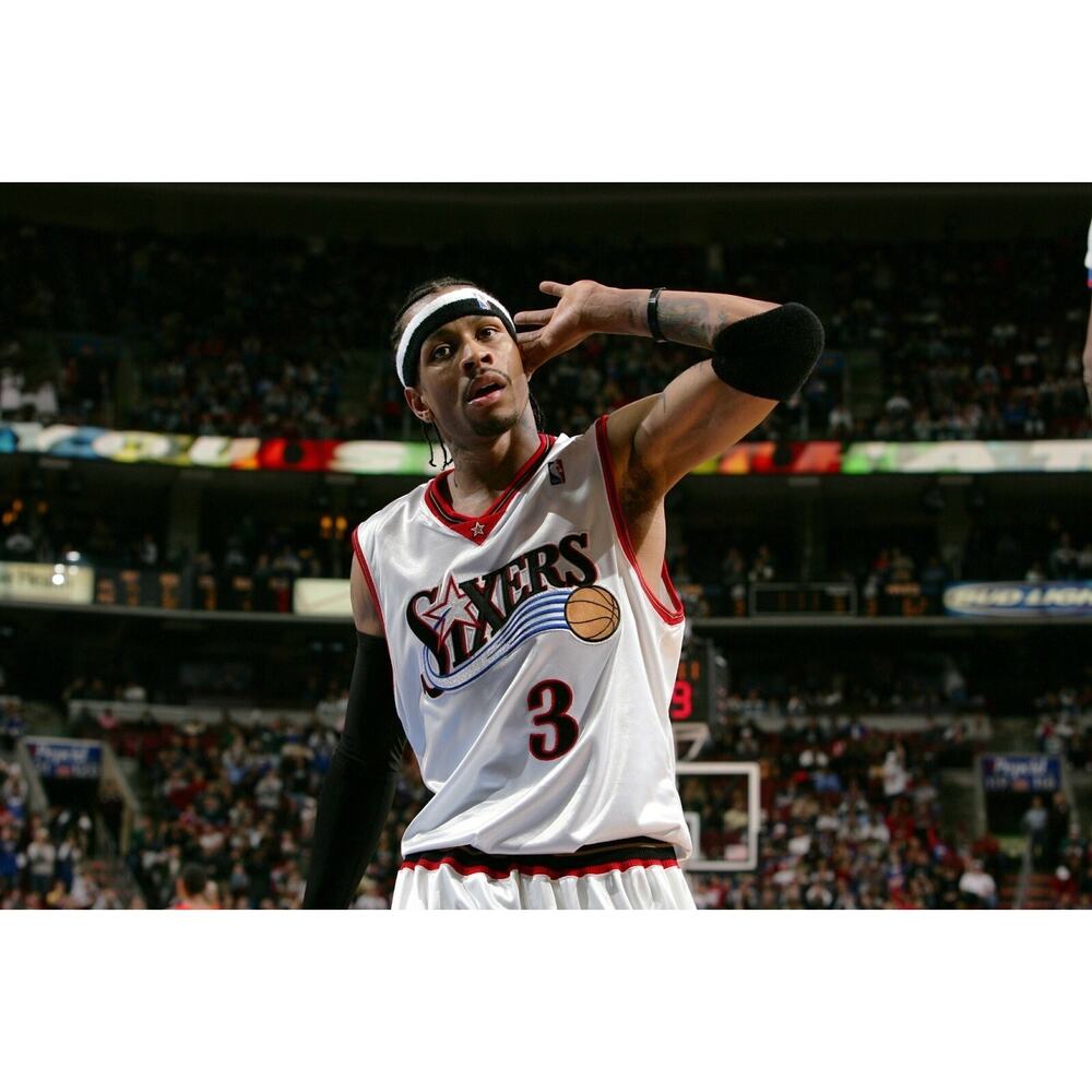 Philadelphia 76ers Allen Iverson #3 Champion Jersey 3XL 56 VTG Authentic - Picture 8 of 13